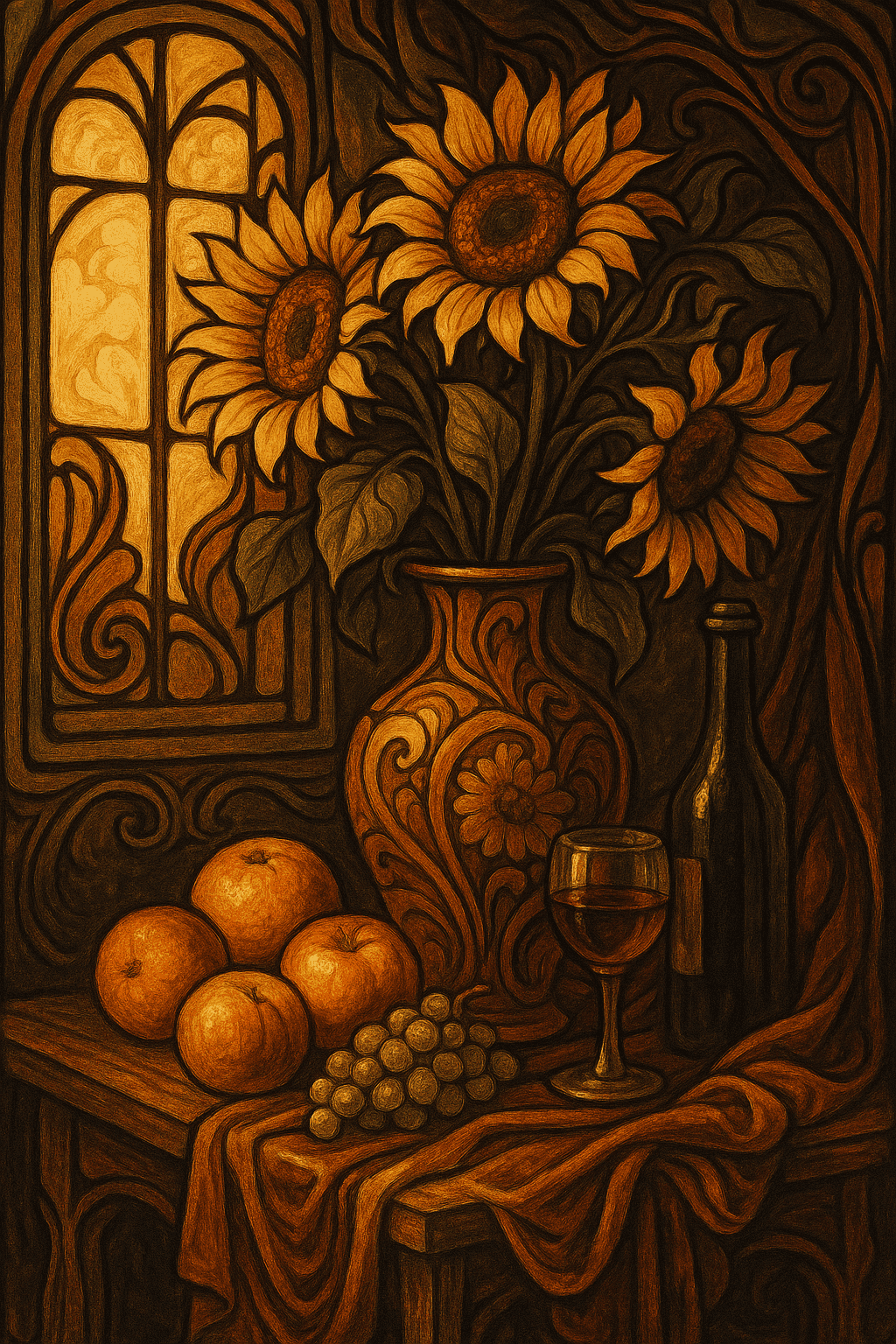 아르누보 스타일 artwork example