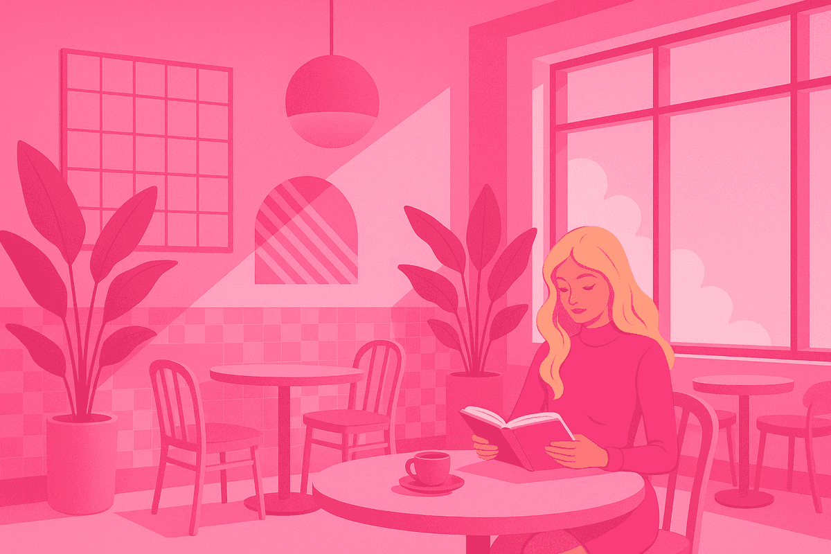 バービーコアスタイル artwork example