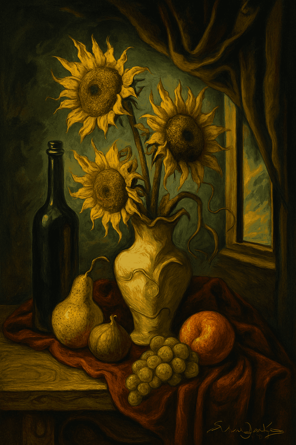 Style Salvador Dalí artwork example