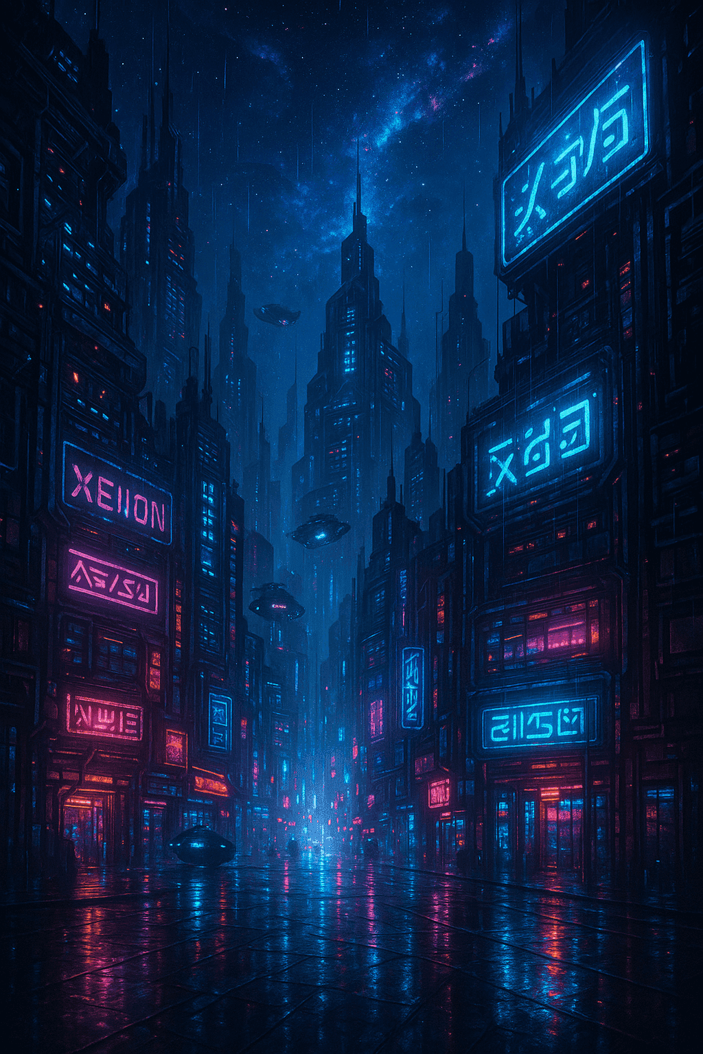 太空科幻风格 artwork example