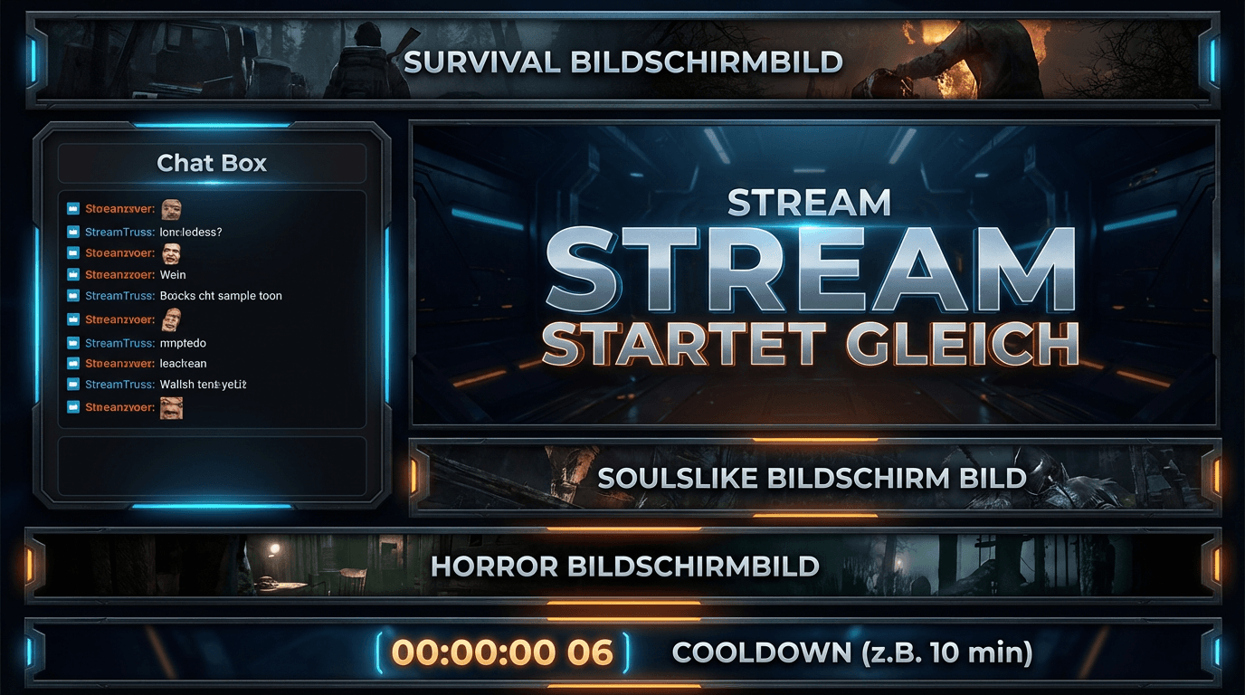 Create a Twitch start stream